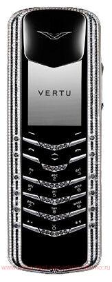 Vertu Signature Black and White Diamonds